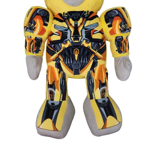 Build-A-Bear Transformers Bumblebee 16" Plush Stuffed Toy Authentic Collectible - Picture 4 of 11
